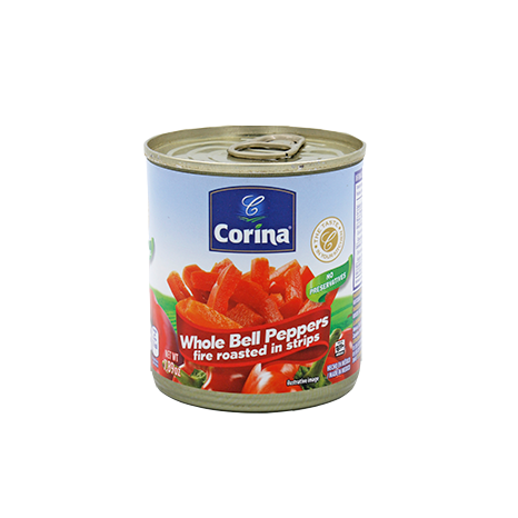 PIMIENTO MORRON EN TIRAS CORINA 225 G PIEZA