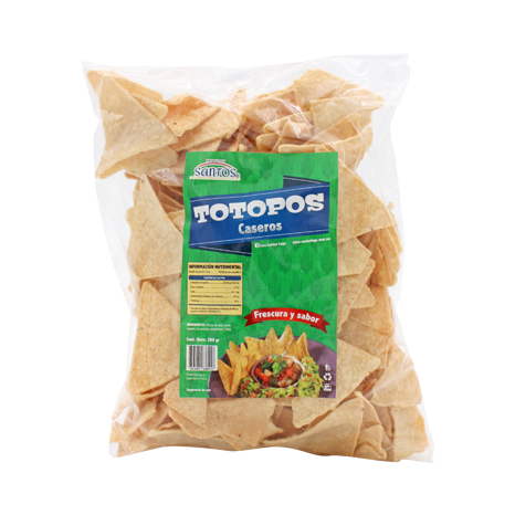 TOTOPOS DE MAIZ SANTOS 280 G