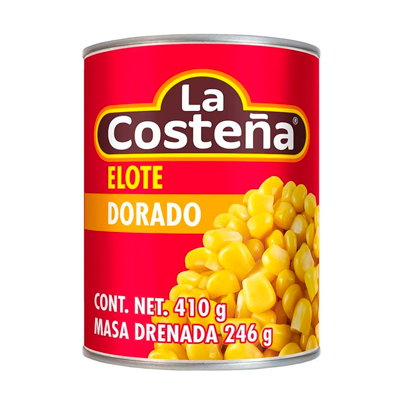 GRANOS DE ELOTE LA COSTEÑA 410 G PIEZA