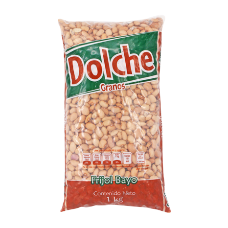 FRIJOL BAYO DOLCHE BOLSA 1 KG PIEZA