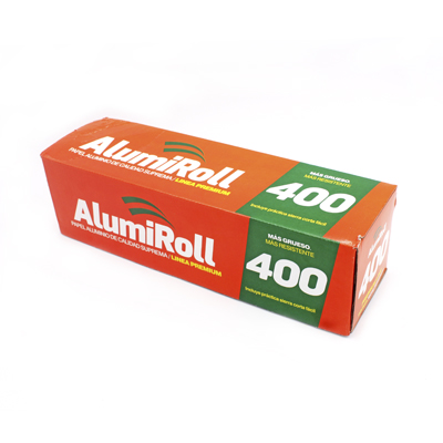 PAPEL ALUMINIO ALUMIROLL 400 1.5 KG PIEZA