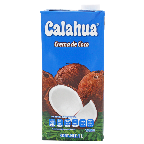 CREMA DE COCO CALAHUA 1 LT