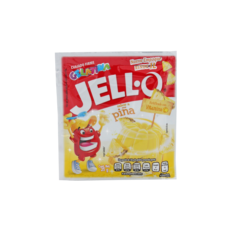 GELATINA PIÑA JELLO 25 GR PIEZA