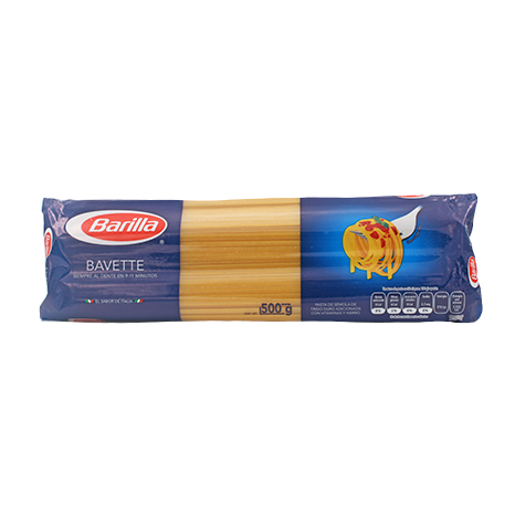 PASTA BAVETTE BARILLA 500 GR PIEZA